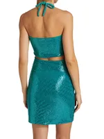 Tal Sequined Minidress