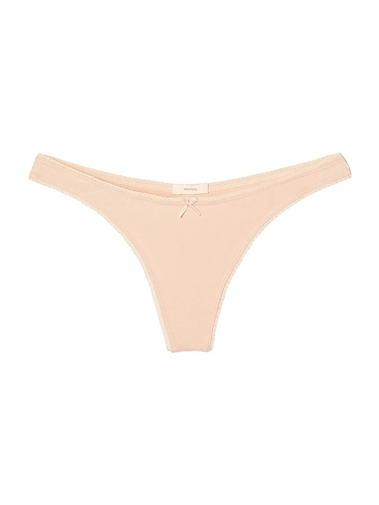 Pima Stretch Cotton Thong