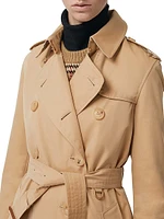 Kensington Belted Double-Breasted Trench Coat