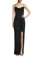 So Juicy Cowlneck Gown