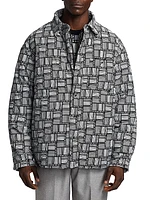 Barcode Monogram Puffer Jacket