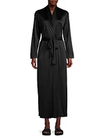 Enchant Long Satin Robe