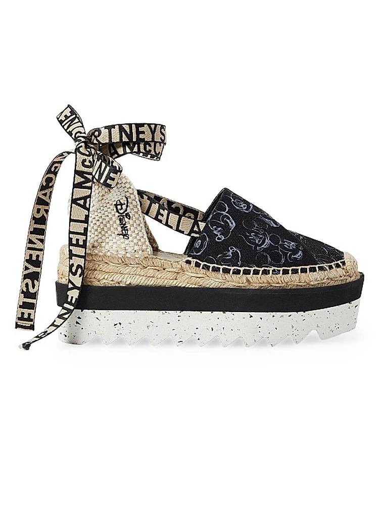 Gaia Canvas Mickey Espadrilles