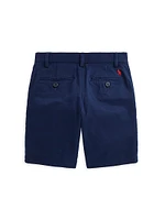 Little Boy's Straight-Fit Stretch Twill Shorts