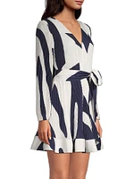 Liv Printed Wrap Dress