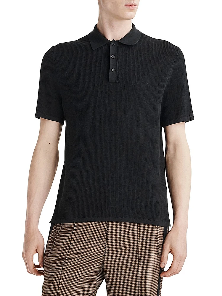 Harvey Knit Cotton Polo