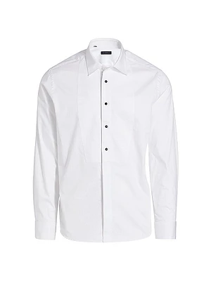 COLLECTION Travel Stud Tuxedo Shirt
