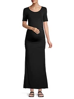 Hugo Jersey Maternity Maxi Dress