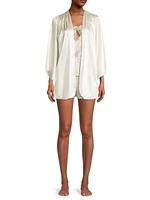Satin Short Robe