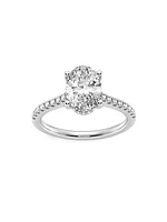 14K White Gold & 2.25 TCW Lab-Grown Diamond Engagement Ring