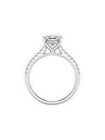 14K White Gold & 2.25 TCW Lab-Grown Diamond Engagement Ring