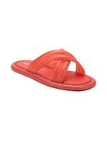 Larroude x Melissa Cali Cross-Strap Slides