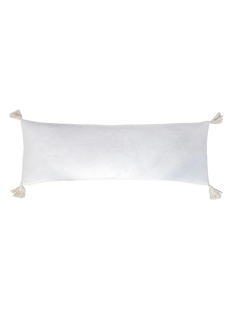 Bianca Tassel-Embellished Velvet Pillow