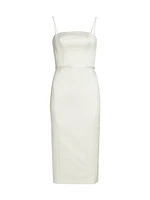 Duchess Satin Sheath Dress