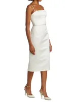 Duchess Satin Sheath Dress