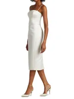 Duchess Satin Sheath Dress