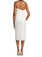Duchess Satin Sheath Dress