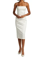 Duchess Satin Sheath Dress