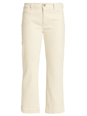 Luciana Low-Rise Stretch Crop Jeans