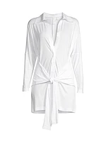Tie-Front Minidress