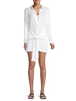 Tie-Front Minidress