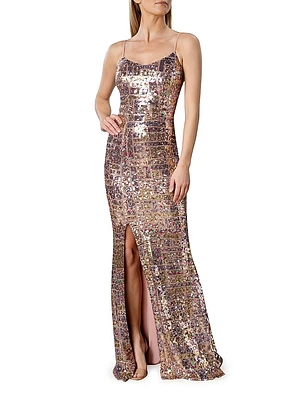 Giovanna Sequined Gown