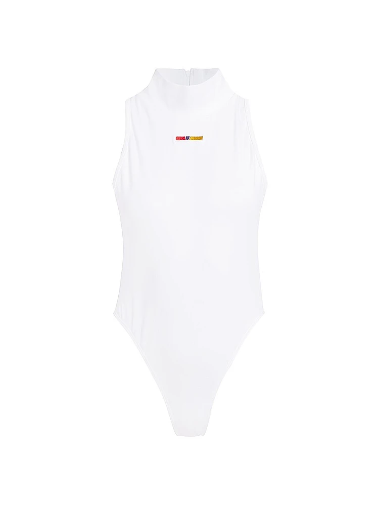 Sleeveless Turtleneck Bodysuit