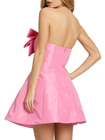 Strapless Bow Minidress