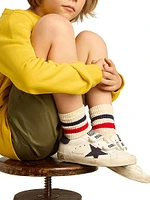 Baby's, Little Kid's & Kid's Old School Leather & Suede Sneakers
