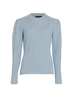 COLLECTION Rib-Knit Wool-Blend Sweater