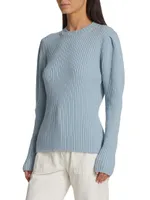 COLLECTION Rib-Knit Wool-Blend Sweater