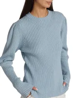 COLLECTION Rib-Knit Wool-Blend Sweater