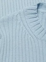 COLLECTION Rib-Knit Wool-Blend Sweater