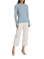COLLECTION Rib-Knit Wool-Blend Sweater
