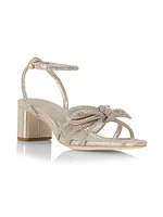 Mikel Crystal-Embellished Suede Sandals