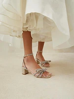 Mikel Crystal-Embellished Suede Sandals
