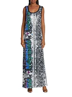 Nelli Metallic Shift Dress