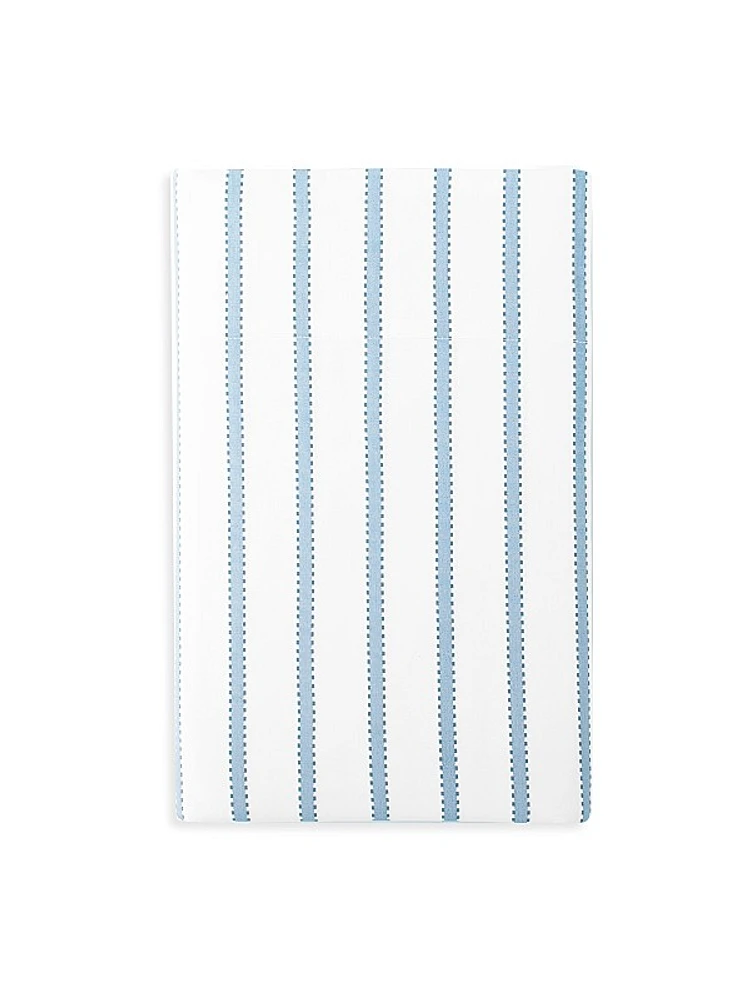 Ribbon Stripe Percale Flat Sheet