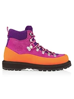 Roccia Vet Colorblock Suede Ankle Boots
