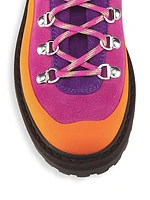 Roccia Vet Colorblock Suede Ankle Boots