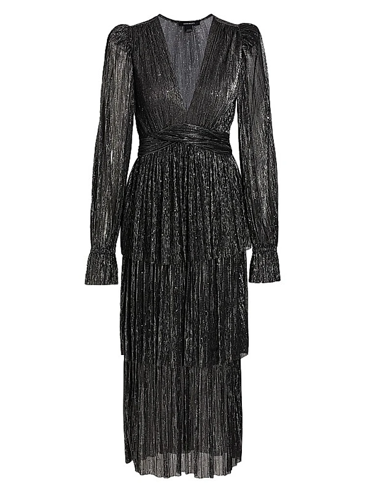 Marais Sequin Knit Midi-Dress