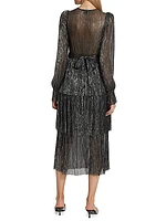 Marais Sequin Knit Midi-Dress
