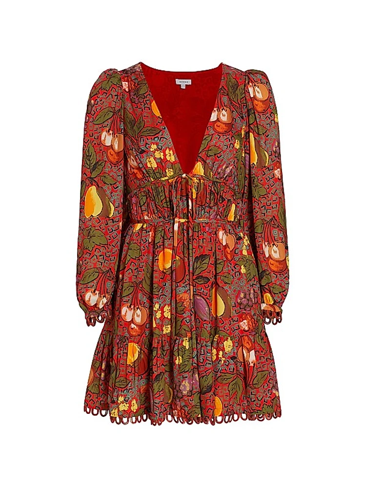 Rhedyn V-Neck Minidress