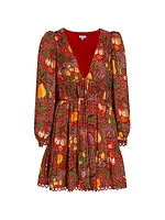 Rhedyn V-Neck Minidress