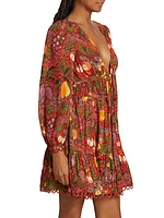 Rhedyn V-Neck Minidress