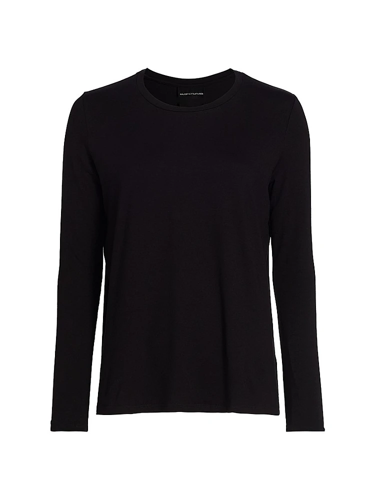 Soft Touch Pleated Top