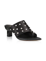 Verona Embellished Satin Sandals