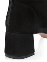 Saint Honore Suede Mid-Calf Boots