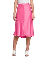 Satin Knee-Length Skirt