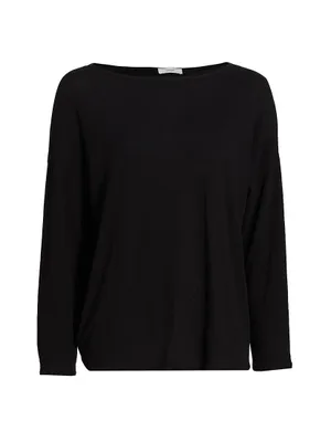 Boxy Boatneck Top